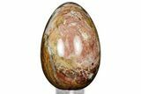 Polished Colorful Jasper Egg - Madagascar #323078-2